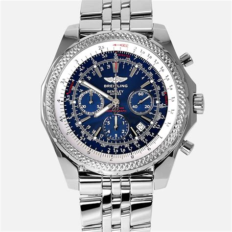 breitling bentley watch blue gold|breitling by bentley men's watch.